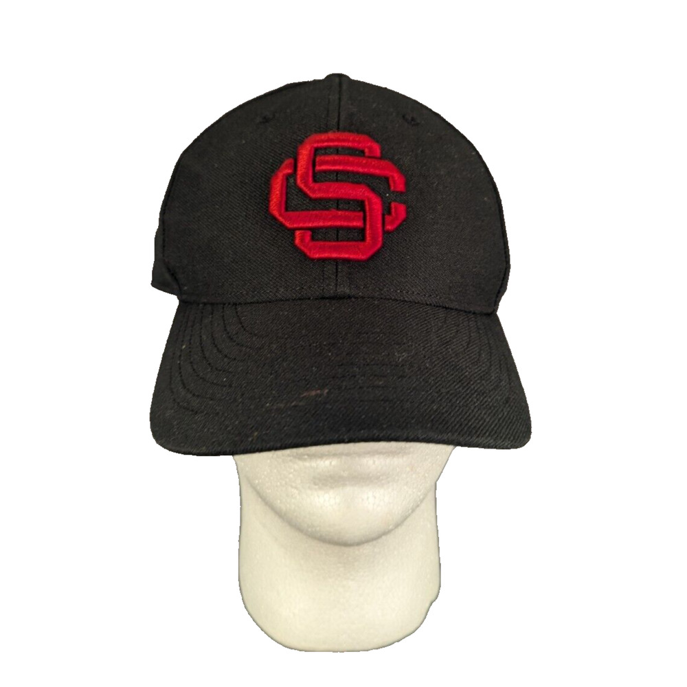 USC Trojans Hat 7 3/8 Fitted Cap Team Trojan South Carolina Black